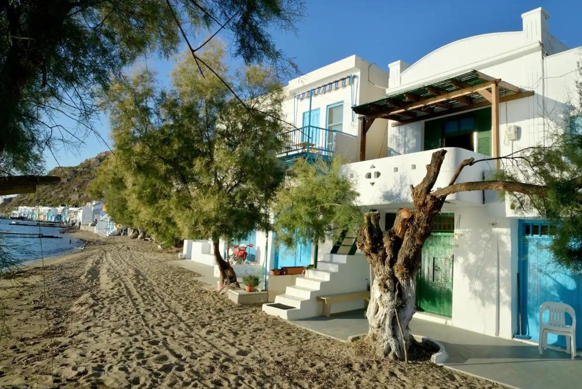 Milos Apartments Kardapis Ground Floor Klima  외부 사진